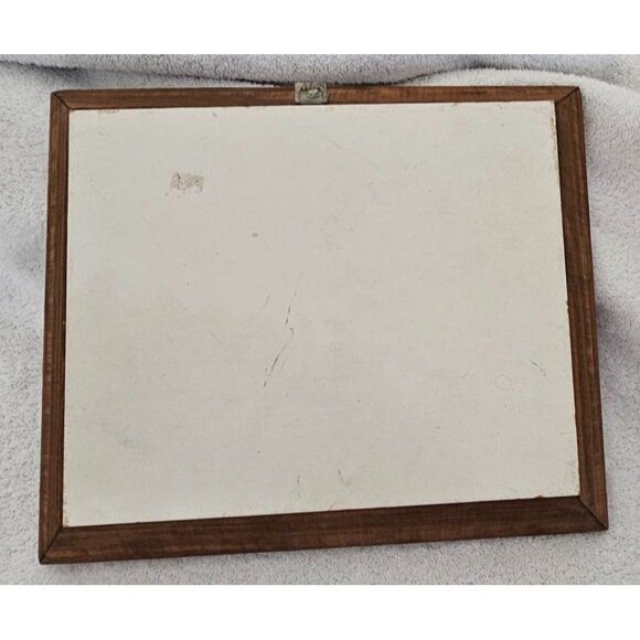 Vintage Robert Nidy Barn & Windmill Framed Print w/ Rustic Wooden Frame 8.5x10.5 - Picture 6 of 6